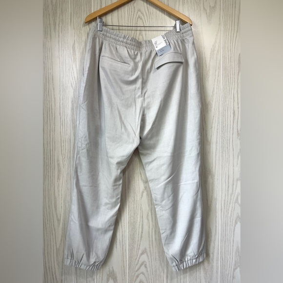 Nine West Tie-Waist Jogger Mid Rise Relaxed Through Hip  Size XL NWT - Picture 4 of 4